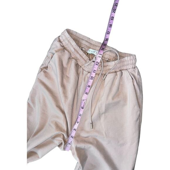 EUC MESHKI sweatpants joggers unisex COSY JOGGER Almond track pants FITS Small - Picture 12 of 15